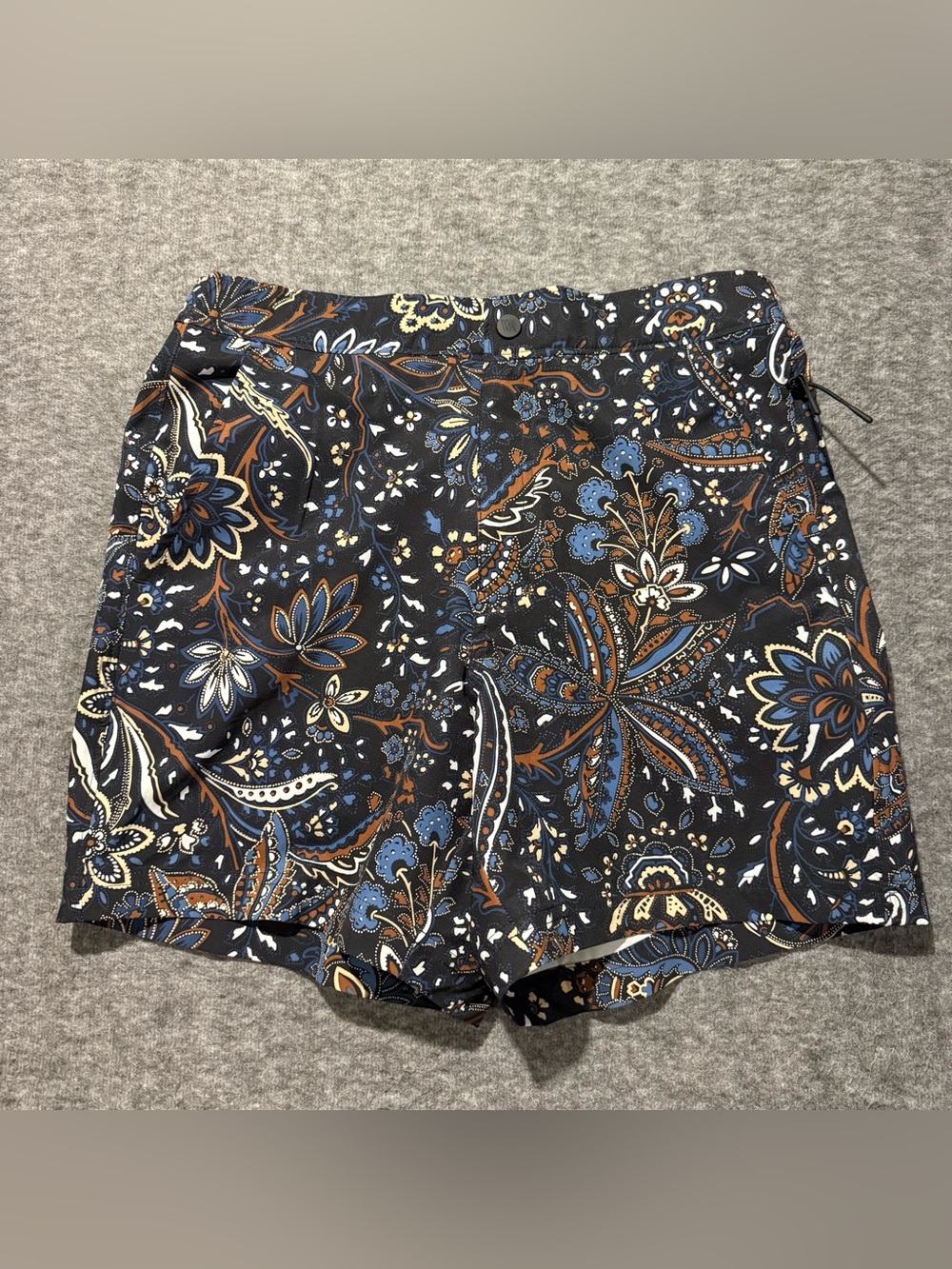 VRST Paisley Floral Resort Shorts Mens S Hybrid Short 6" Stretch UPF Quick Dry